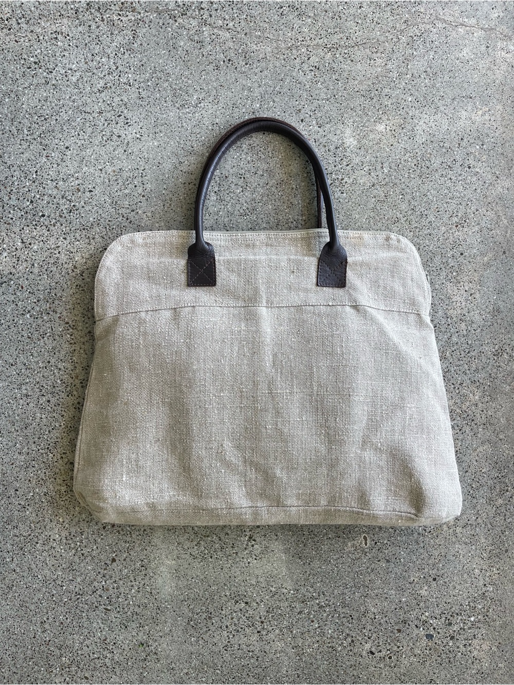 Natural Linen Tote